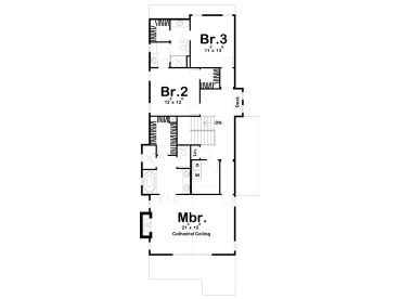 2nd Floor Plan, 050H-0215