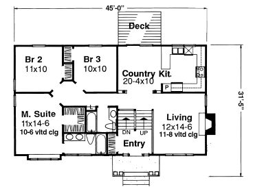 Floor Plan, 022H-0081