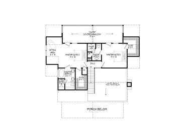 2nd Floor Plan, 062H-0280
