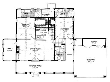 Floor Plan, 066H-0049
