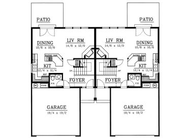 1st Floor Plan, 026M-0001