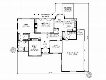 1st Floor Plan, 020H-0037