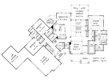 1st Floor Plan, 019H-0206