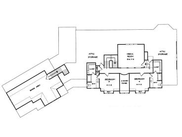 2nd Floor Plan, 019H-0034