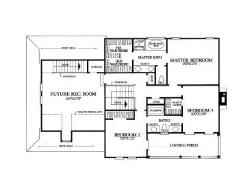 2nd Floor Plan, 063H-0201
