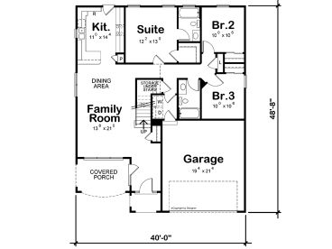 1st Floor Plan, 031H-0499