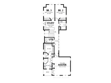 2nd Floor Plan, 034H-0055