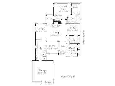 Floor Plan, 061H-0155