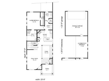 1st Floor Plan, 062H-0094