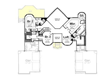 2nd Floor Plan, 050H-0039