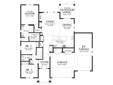 Floor Plan, 034H-0451