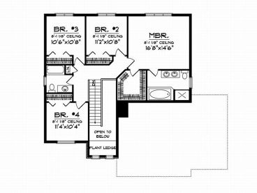 2nd Floor Plan, 020H-0183