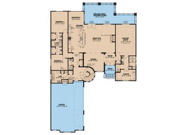 1st Floor Plan, 074H-0087