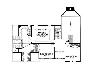 2nd Floor Plan, 007H-0063 