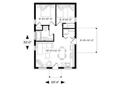 Floor Plan, 027H-0410