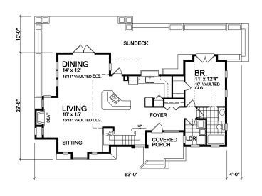 1st Floor Plan, 010H-0007