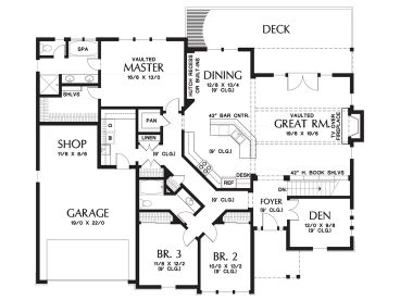 Floor Plan, 034H-0276