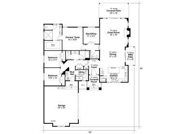 Floor Plan, 051H-0365