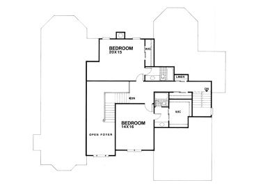 2nd Floor Plan, 007H-0108