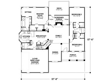 Floor Plan, 007H-0038