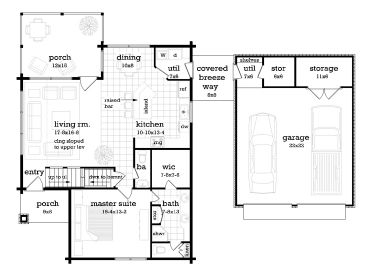 1st Floor Plan, 021L-0002
