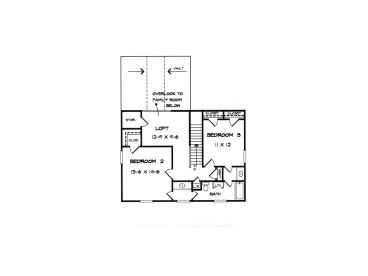 2nd Floor Plan, 019H-0066