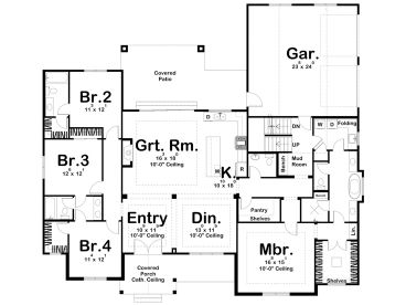 1st Floor Plan, 050H-0503