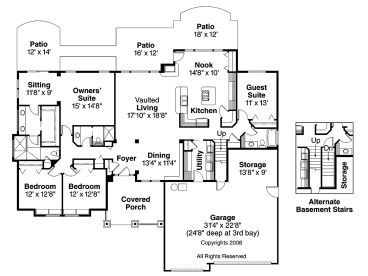 1st Floor Plan, 051H-0079