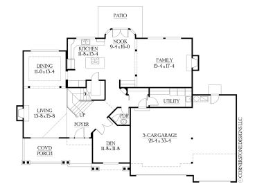 1st Floor Plan, 035H-0024