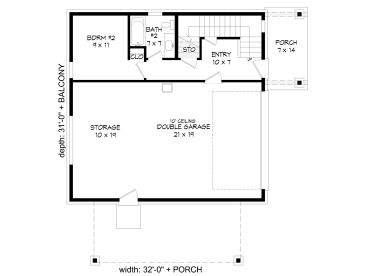 1st Floor Plan, 062G-0294