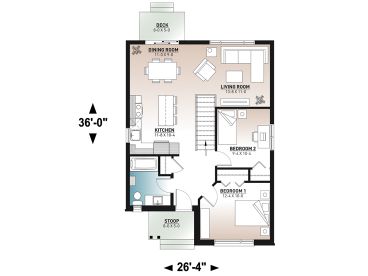 Floor Plan, 027H-0527