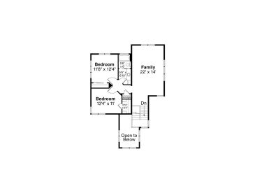 2nd Floor Plan, 051H-0291