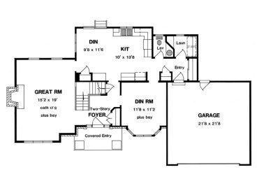 1st Floor Plan, 014H-0041