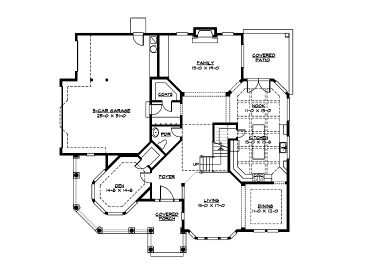 1st Floor Plan, 035H-0083