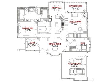 1st Floor Plan, 073H-0095