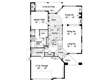 1st Floor Plan, 043H-0146