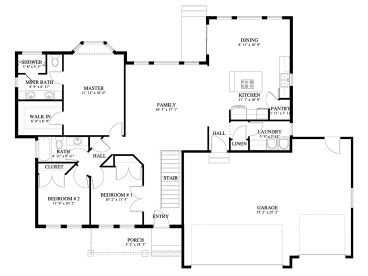 Floor Plan, 065H-0080