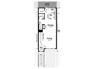 1st Floor Plan, 052M-0001