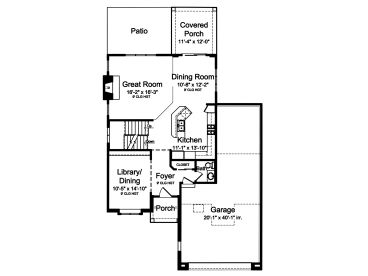 1st Floor Plan, 046H-0076