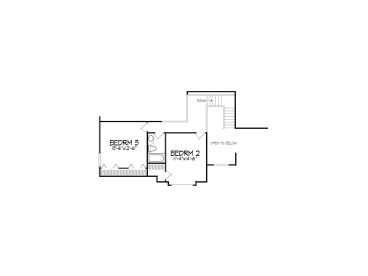 2nd Floor Plan, 022H-0054