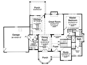 1st Floor Plan, 046H-0065