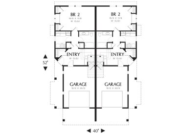 1st Floor Plan, 034M-0026