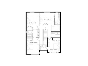 2nd Floor Plan, 027H-0489