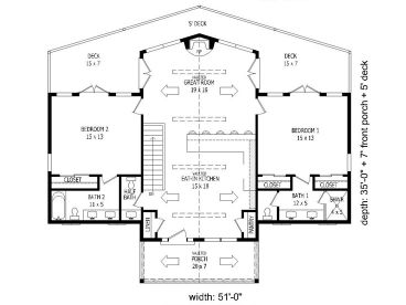 Floor Plan, 062H-0108