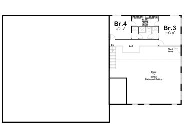 2nd Floor Plan, 050H-0387