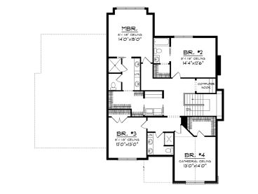 2nd Floor Plan, 020H-0355