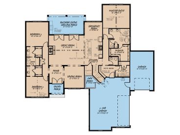 1st Floor Plan, 074H-0070