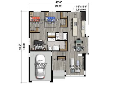 Floor Plan, 072H-0249