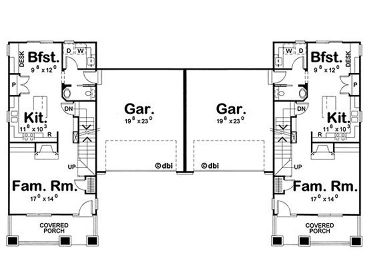1st Floor Plan, 031M-0032