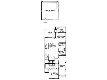 1st Floor Plan, 029H-0079